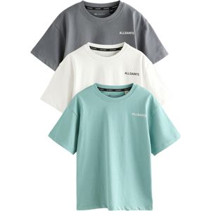 smALLSAINTS Shirt  aqua / donkergrijs / natuurwit