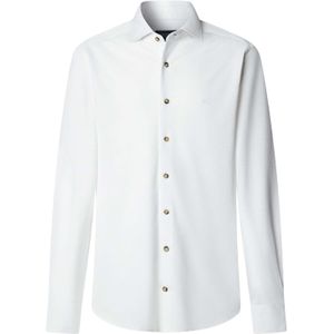 Hackett - HM3010424 - Overhemd - Wit - Katoen - Lange Mouwen
