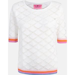 LIEBLINGSSTÜCK Trui 'Aja'  oranje / pink / rosa / wit