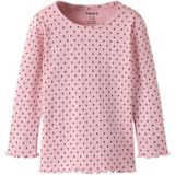 NAME IT Shirt  rosa / zwart