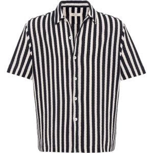 Antioch Overhemd  nachtblauw / wit