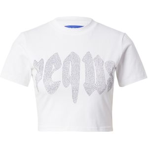 Pequs Shirt  zilver / offwhite