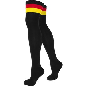 normani Overknee kousen 'Deutschland'  geel / rood / zwart