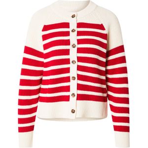 Part Two Gebreid vest 'PaitePW'  rood / offwhite