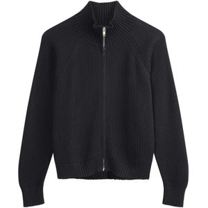 MELA Gebreid vest 'Kamuka'  zwart