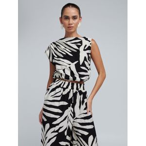 BWLDR Top 'Alisa'  zwart / wit