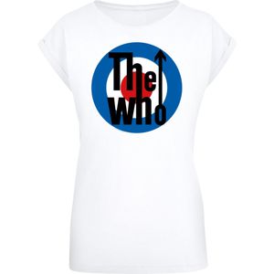 F4NT4STIC Shirt 'The Who Target'  blauw / rood / zwart / wit
