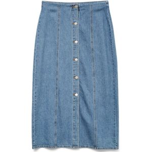 VERO MODA Rok 'VMLENE'  blauw denim