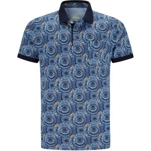 HAJO Shirt 'Stay Fresh'  beige / blauw / donkerblauw