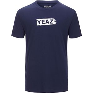 YEAZ Shirt 'Chay'  donkerblauw / wit