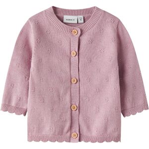 NAME IT Gebreid vest 'NBFSULLY'  mauve