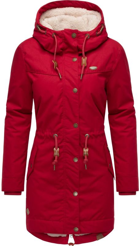 Ragwear Winterparka 'YM-Canny'  rood