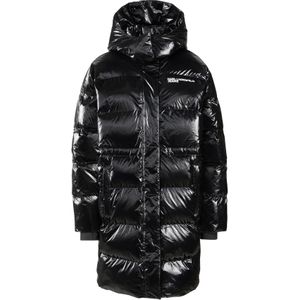 KARL LAGERFELD JEANS Wintermantel  zwart / wit