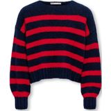 ONLY GIRLS Trui 'KOGLaya'  nachtblauw / rood