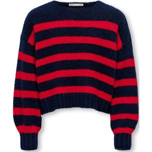 ONLY GIRLS Trui 'KOGLaya'  nachtblauw / rood