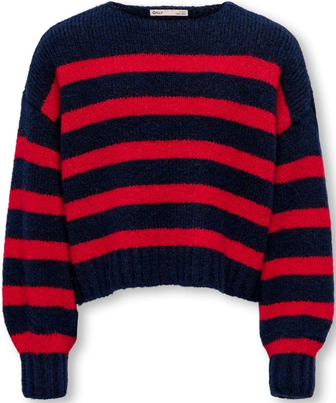 ONLY GIRLS Trui 'KOGLaya'  nachtblauw / rood