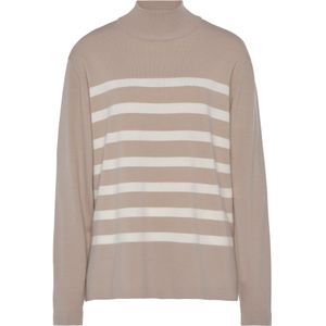 Lascana - Coltrui - Zandkleur - Lange Mouwen - Schipperskraag