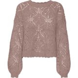 Vmfiola - Gebreide Pullover - O-hals - Lange Mouwen - Ballonmouwen