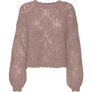 Vmfiola - Gebreide Pullover - O-hals - Lange Mouwen - Ballonmouwen