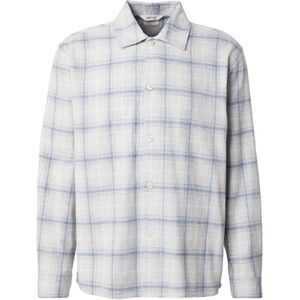SELECTED Overhemd 'SLHEDWIN'  smoky blue / lichtgrijs / wit