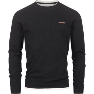 INDICODE JEANS Shirt ' Sigfinn '  zwart