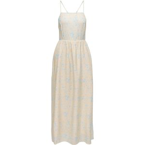 ONLY - ONLEloise - Strandjurk - Ecru/Royal Blue/Koningsblauw - Maxi
