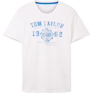 TOM TAILOR Shirt  hemelsblauw / offwhite