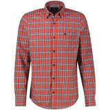 Lerros - Flanellen Overhemd - Scandinavian Red - Heren