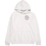 Abercrombie & Fitch - Sweatshirt - Lichtgrijs/Wijnrood - Capuchon