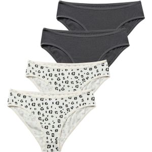 Buffalo - Slip - Grijs/wit - Set van 4 stuks