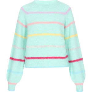 MYMO Trui  citroen / mintgroen / lila / rosa / magenta