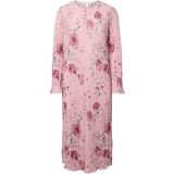 Pcamber - Plisse Maxi-jurk - Zomer - Midi-lengte - Lange Mouwen