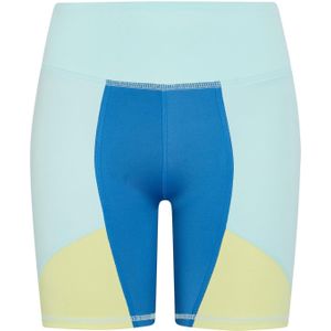 Born Living Yoga Sportief sweatvest 'Darana'  saffier / aqua / lichtblauw / lichtgeel