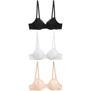 Next BH  poederroze / zwart / wit