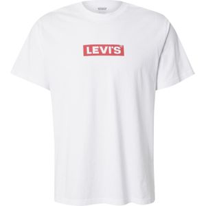 LEVI'S ® Shirt 'Relaxed Fit Tee'  rood / wit