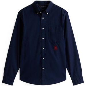 TOMMY HILFIGER Overhemd  donkerblauw / rood