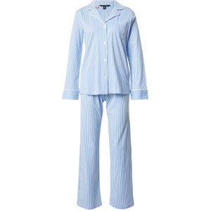 Lauren Ralph Lauren Pyjama  blauw / wit