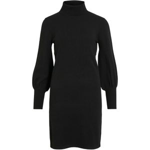 VILA Gebreide jurk 'VIKERRY'  zwart