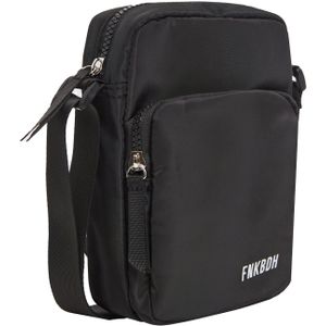 Funky Buddha Schoudertas  zwart / wit