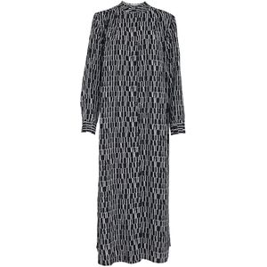 Peppercorn Blousejurk 'Philippa'  antraciet / wit