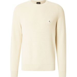 BOSS Trui 'Ullian'  natuurwit