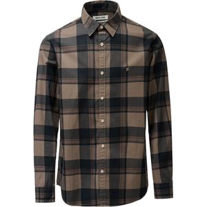 Salsa Jeans Overhemd  camel / zwart