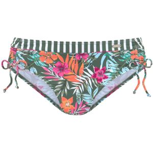 VENICE BEACH Bikinibroek  donkergroen / oranje / pink / offwhite