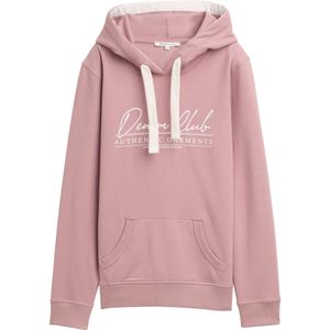 TOM TAILOR DENIM Sweatshirt  rosa / wit
