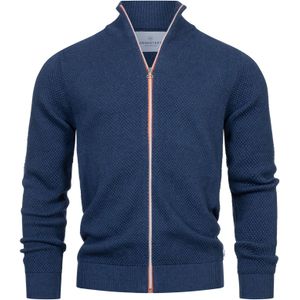 Kronstadt Gebreid vest 'Erik'  royal blue/koningsblauw