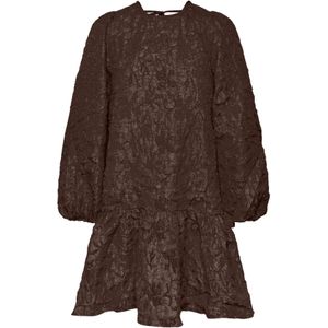 PIECES - PCGretchen - Jurk - Bruin - Kort/mini - Losse Pasvorm