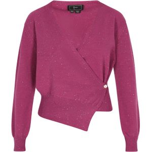 faina Gebreid vest  rosa
