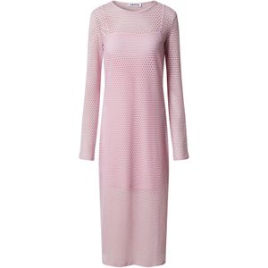 EDITED Gebreide jurk 'Zuleika'  rosa