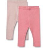 Wheat Leggings - Rib - 2-pack - Maddy - Soft Lilac - Wheat - 56 - Leggings