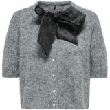 ONLY Gebreid vest 'ONLOLIVIA'  grijs